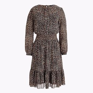 JCrew Leopard Print Dress Medium